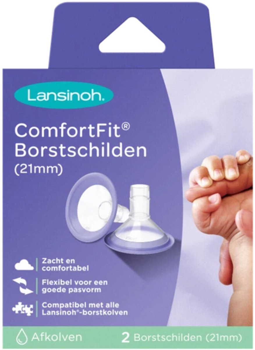 Goedkoopste Lansinoh Borstschilden - 2 Stuks - Comfort Fit - 21 mm