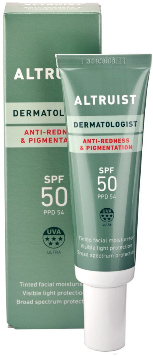 Altruist Zonnebrand Crème Anti-Roodheid en Pigment SPF 50 - 2 x 30 ml - Voordeelverpakking