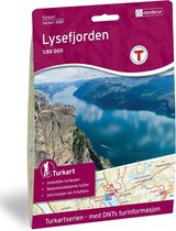 Nordeca/Ugland Wandelkaart Turkart Lysefjorden 1:50.000 (2015)