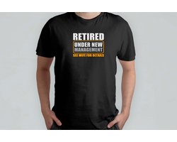 Retirement See wife for Details - T Shirt - SarcasmModeOn - Funny - JustKiddingNotReally - FYP - SarcasmeAan - DoeNormaalOfNiet