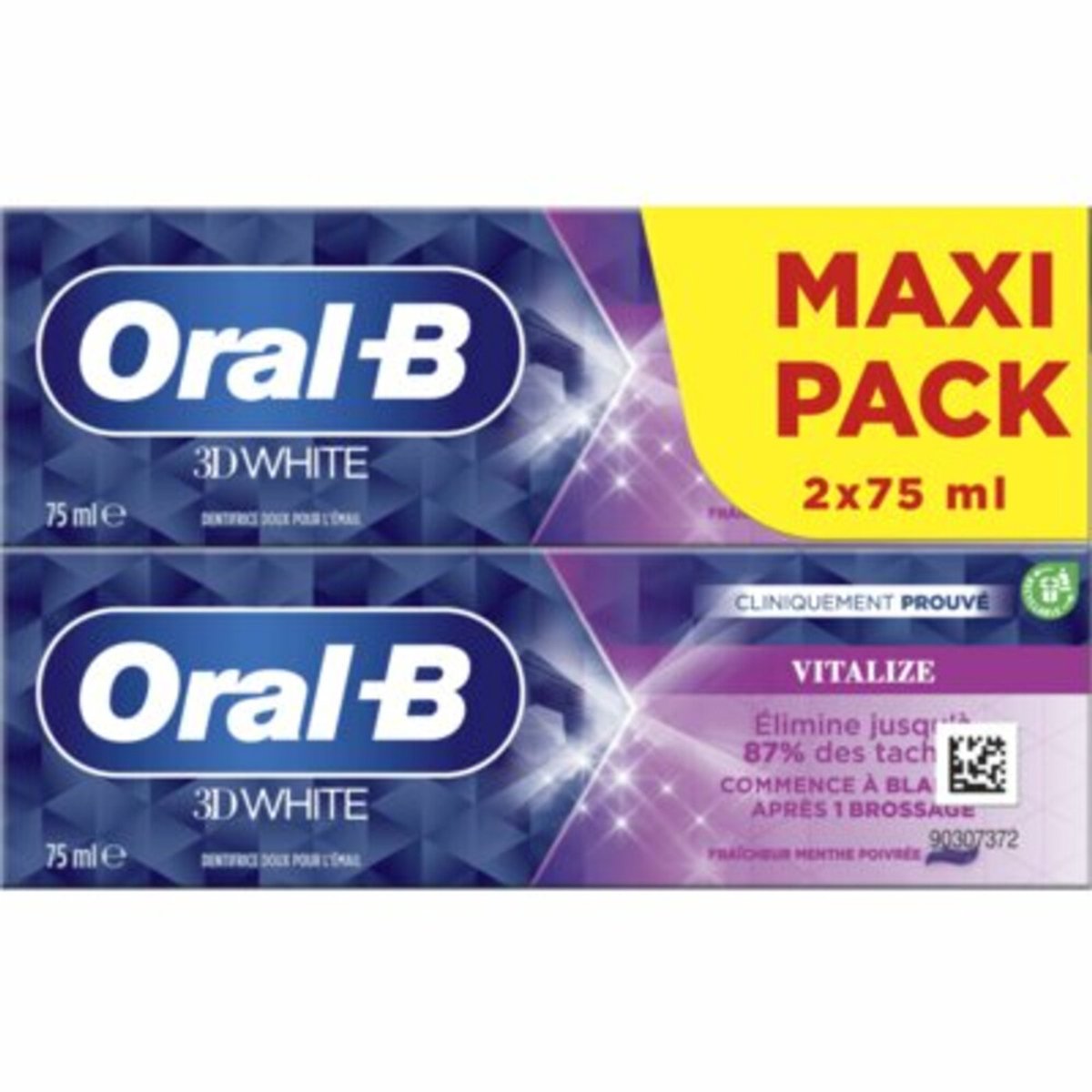 Oral-B Tandpasta 3D White Vitalize 2 x 75 ml