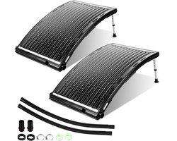 2 stuks Zwembadverwarming Zonneboiler Zonnecollector Heater Zonnezwembadverwarming Zwembad Zonneschakelaar voor zwembad