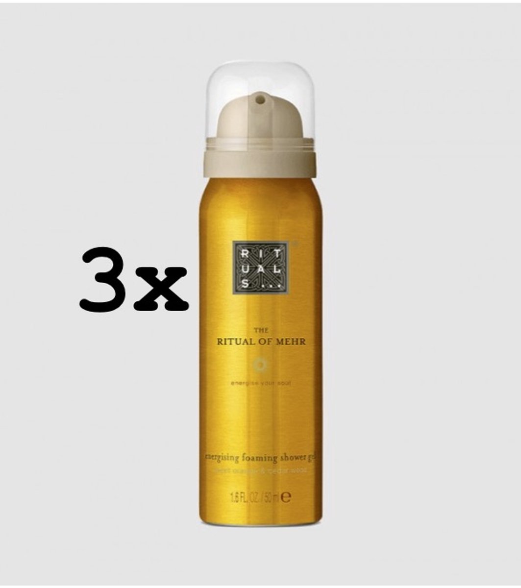 Rituals - 3 x Travel Mehr Foaming Shower Gel 50 ml x 3= 150 ml