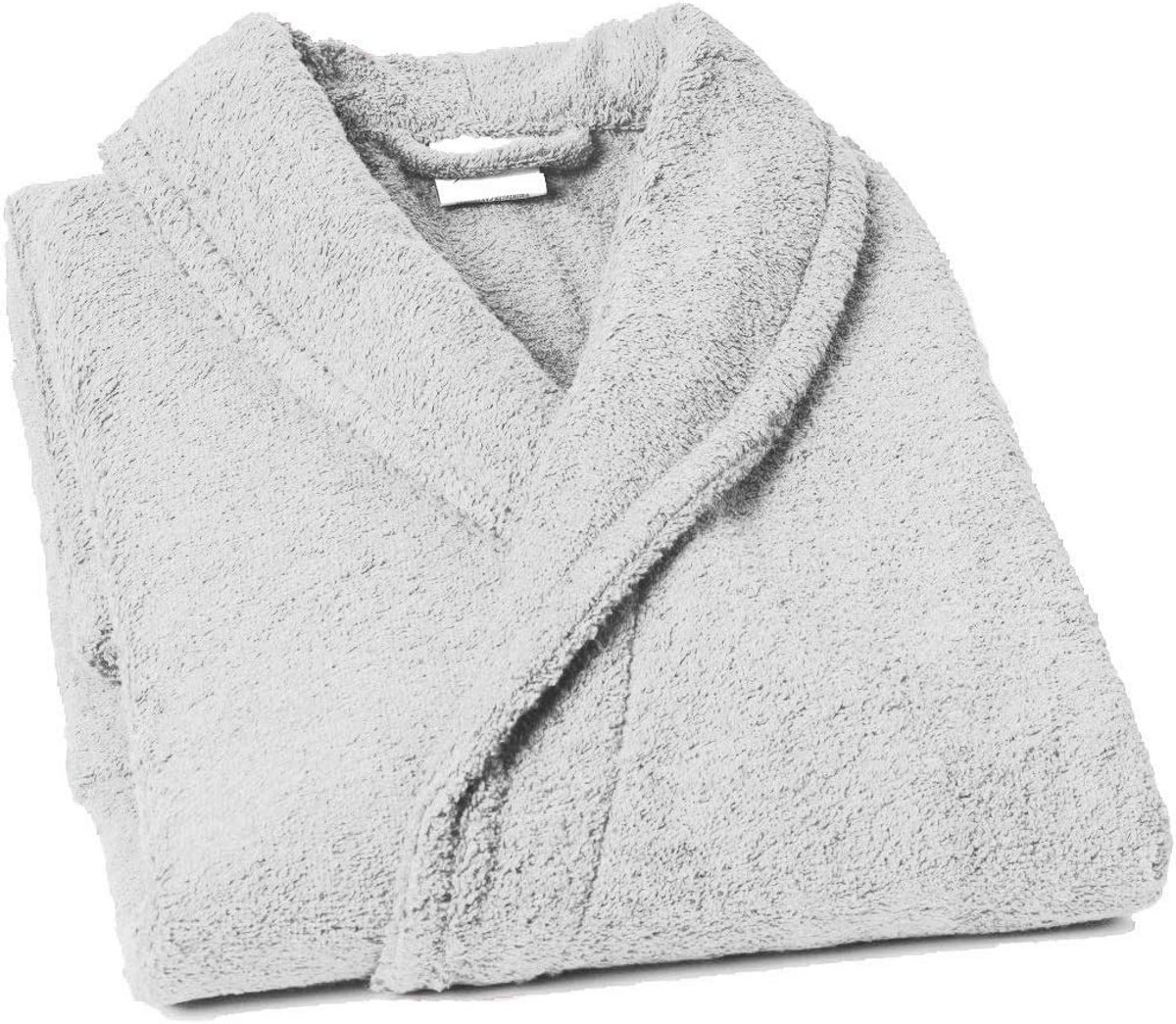 Witte Sjaalkraag Badjas XL van 100% Katoen - Warm en Absorberend
