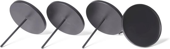 Lot De 4 Bougeoir Ronds En MéTal Bougeoir, Bougeoir Fer Forgé Bougies ParfuméEs CandéLabre