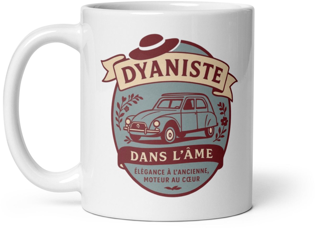 De2pktjes - Mok “Dyaniste dans l’âme” – Elegantie voor bij je koffie