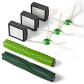 7-delige Accessoireset geschikt voor iRobot E- en J-serie – Compatibel met i7 i8 i6 i5 i4 i3 i1 E5 E6 J5 J6 J7 J8 J9 Plus – 3 HEPA Filters – 3 Zijborstels – 2 Rubberen Hoofdborstels – Vervangende Onderdelen Set