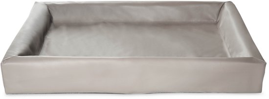 Bia Bed - Kunstleer Hoes - Hondenmand - Taupe - Bia-6 - 100X80X15 cm