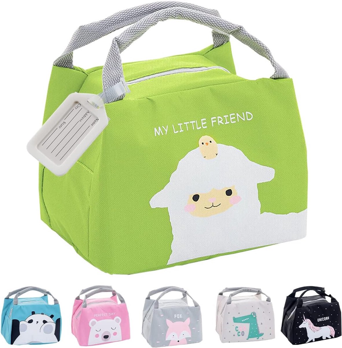 Geïsoleerde lunchtas voor kinderen - multifunctionele mini-koeltas voor school, picknick en meer