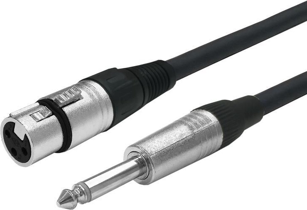 Vivolink PROAUDXLRFJACK6 audio kabel 6 m XLR 6.35mm Zwart