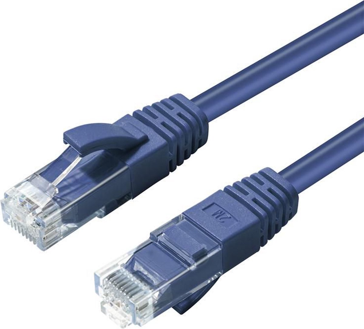Microconnect MC-UTP6A005B netwerkkabel Blauw 0,5 m Cat6a U/UTP (UTP)