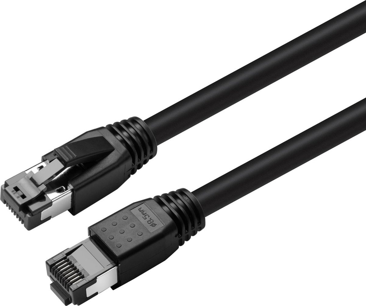 Microconnect MC-SFTP8015S netwerkkabel Zwart 1,5 m Cat8.1 S/FTP (S-STP)