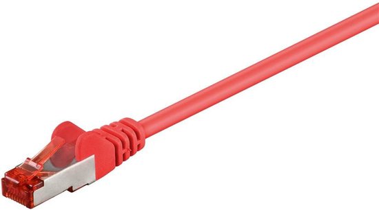 SSTP CAT6, 3M, Rouge, LSZH