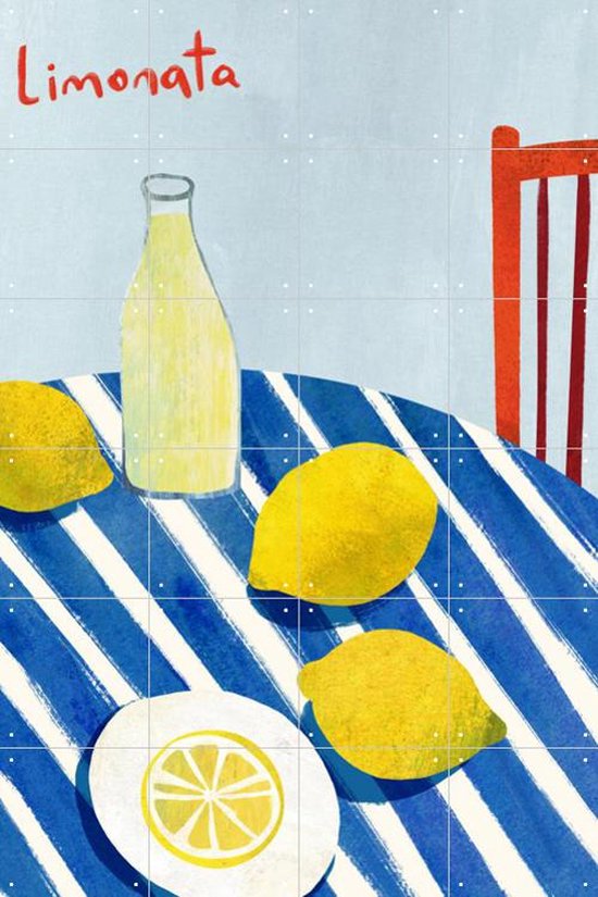 IXXI Lemons & Lemonade - Wanddecoratie - 120 x 80 cm