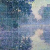 IXXI Branch of the Seine near Giverny - Claude Monet - Wanddecoratie - 160 x 160 cm
