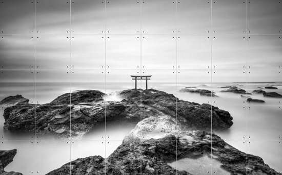 IXXI Torii Gate Oarai Isosaki Shrine - Japan - Wanddecoratie - Fotografie - 160 x 100 cm