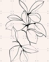 IXXI Foliage - Wanddecoratie - Bloemen en Planten - 80 x 100 cm