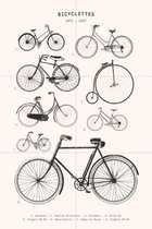 IXXI Bicyclettes - Wanddecoratie - Abstract - 40 x 60 cm