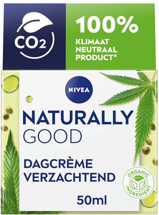 NIVEA Naturally Good - Dagcrème - Organic Hemp Seed Oil - 50 ml