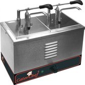 Sauzen Warmer (Cap.2XGN 1/6) M/Dispenser - CaterChef 688222 - Horeca & Professioneel