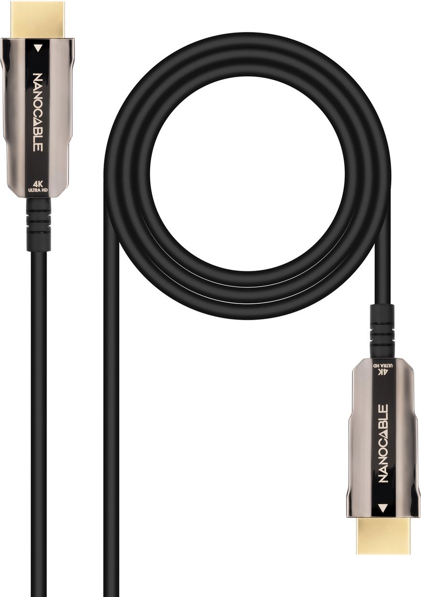 HDMI Cable NANOCABLE 10.15.2010 10 m 4K Ultra HD Black