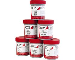 Glazuur voor klei, diverse kleuren, 6 potjes x 200 ml/ 1 doos