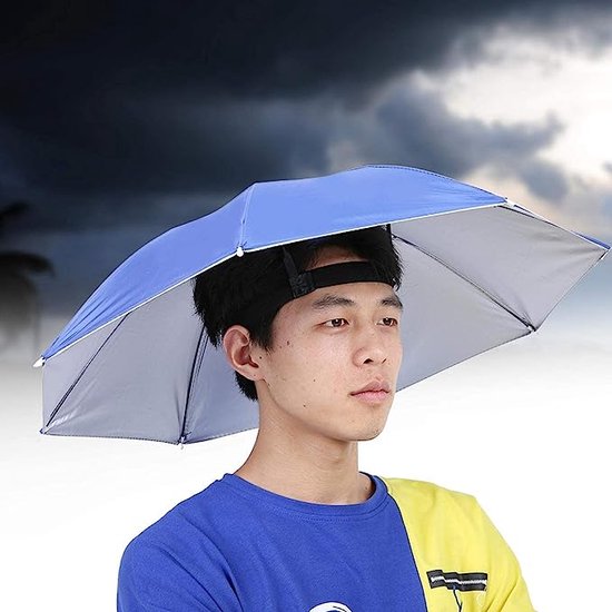 Parapluie Chapeau de Pêche, Parasol outdoor 65cm Protection Solaire  Coupe-Vent... | bol.com