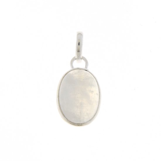 SilverGems Zilveren hanger met Regenboog Maansteen edelsteen