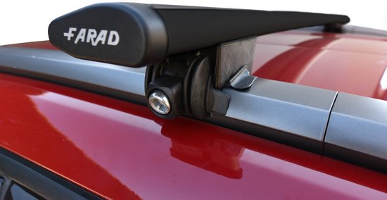 Galeries de toit adaptées au Cupra Formentor à partir de 2020 - Rails de toit fermés - Aluminium - Capacité de charge élevée 100kg - Wingbar - Zwart - Merk Farad