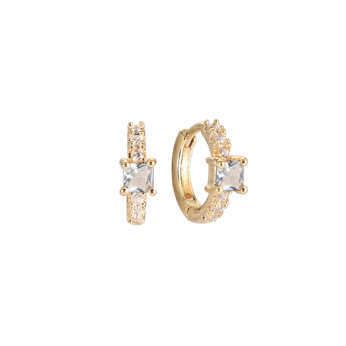 Dottilove- oorbellen- oorbellen dames- oorhangers- oorringen- gold plated