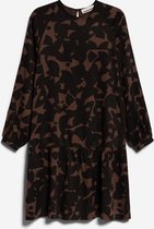 ARMEDANGELS Aninaa Abstract Ladies Dress - Marron - Taille M