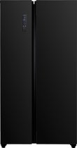Exquisit SBS236-041EB - Amerikaanse koelkast - Total No Frost - Met Display - 442 Liter - 40 dB - Super Freeze functie - Zwart