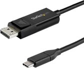StarTech.com Câble USB-C vers DisplayPort 1.4 bidirectionnel 2 m