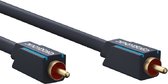 Clicktronic Digitale Coax Audiokabel - Verguld - 3 meter - Zwart