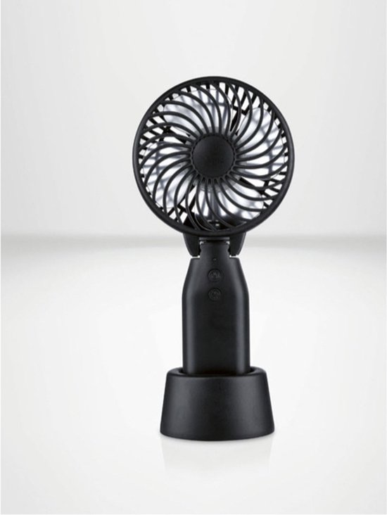 SilverCrest mini ventilator zwart met batterij - draagbaar voor onderweg  -... | bol.com
