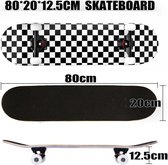 Compleet skateboard, 31 x 8 inch, met ABEC-7 kogellagers en 7-laags esdoornhout, voor kinderen, jongeren en volwassenen, beginners