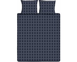 Ten Cate Dekbedovertrek - Dekbedovertrek 240 x 220 katoen - Dekbedovertrekken - Dekbedovertrek 240 x 220 - Graphic Blauw