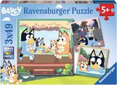 Ravensburger De avonturen van Bluey - puzzel - 3x49 stuks