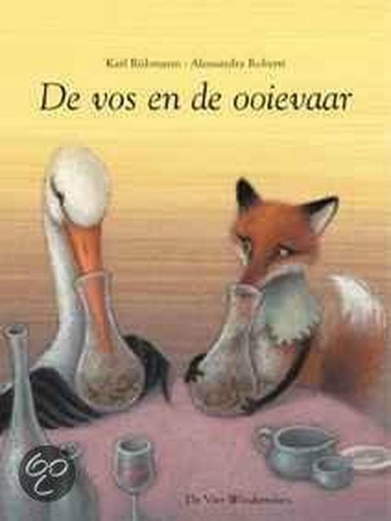 Cover van het boek 'Vos en de ooievaar'