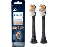 Philips Sonicare A3 Premium All-in-One - Opzetborstels - 2 stuks - zwart - HX9092/11