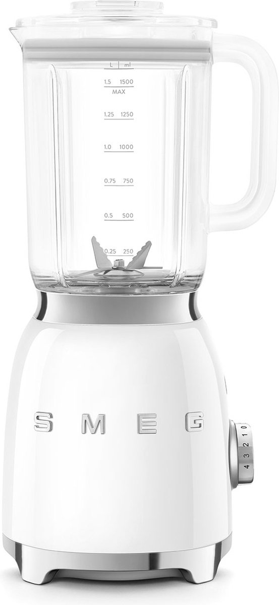 SMEG BLF03WHEU - Blender - Wit - 800W - 15L - Jaren '50 Stijl