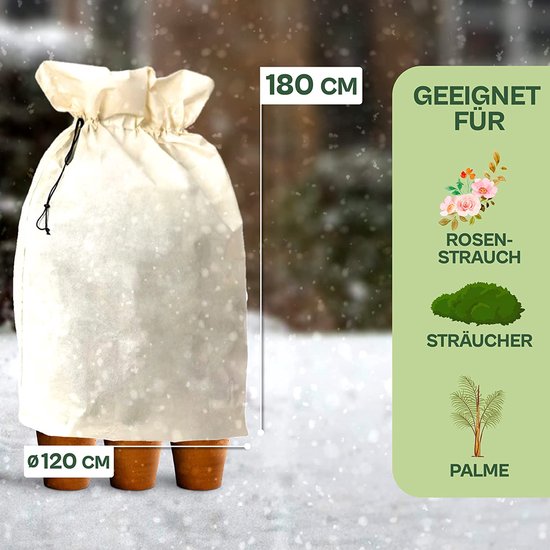 KATIMI 2 stuks Winterbescherming voor planten potplanten, 80 × 120 cm KATIMI 2 stuks Winterbescherming voor planten potplanten, 80 × 120 cm