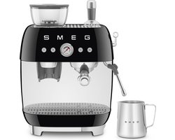 SMEG EGF03BLEU - Espressomachine met geïntegreerde bonenmaler - Zwart