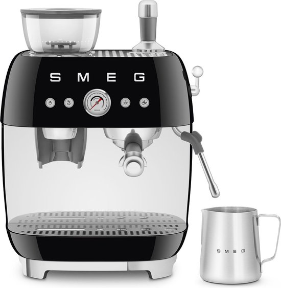 SMEG EGF03BLEU - Espressomachine met geïntegreerde bonenmaler - Zwart