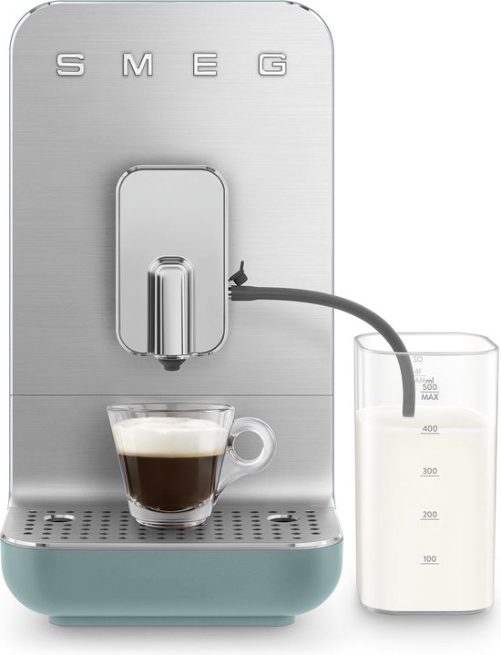 Instelbare functies voor type koffie - Smeg 8017709335014 - SMEG BCC13EGMEU - Volautomatische koffiemachine met melkreservoir - Emerald Green