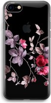 Case Company® - Hoesje geschikt voor iPhone 7 hoesje - Mooie bloemen - Soft Cover Telefoonhoesje - Bescherming aan alle Kanten en Schermrand