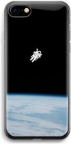 Case Company® - Hoesje geschikt voor iPhone 7 hoesje - Alone in Space - Soft Cover Telefoonhoesje - Bescherming aan alle Kanten en Schermrand