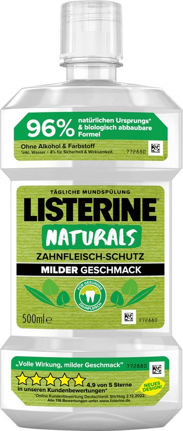 Listerine Bain de Bouche Protecteur Dents et les Gencives 500ml