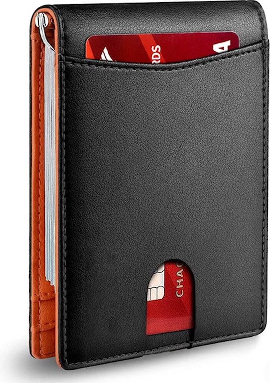 CRBNCNCPT® Creditcardhouder van koolstofvezel | Kaartenetui met geldclip | Kaarthouder voor heren - Etui voor visitekaartjes | RFID-bescherming - Zwart Carbon (Carbon Fiber