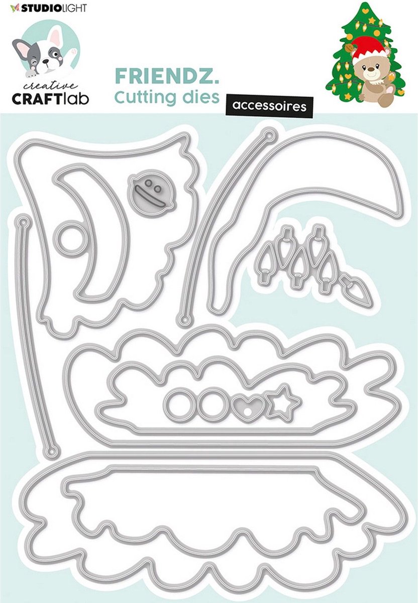 Studio Light Friendz Cutting Die Christmas Accessoires